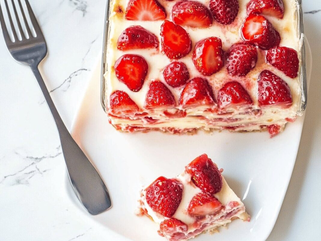 Strawberry Cheesecake Lasagna Recipe That Will Delight Your Taste Buds