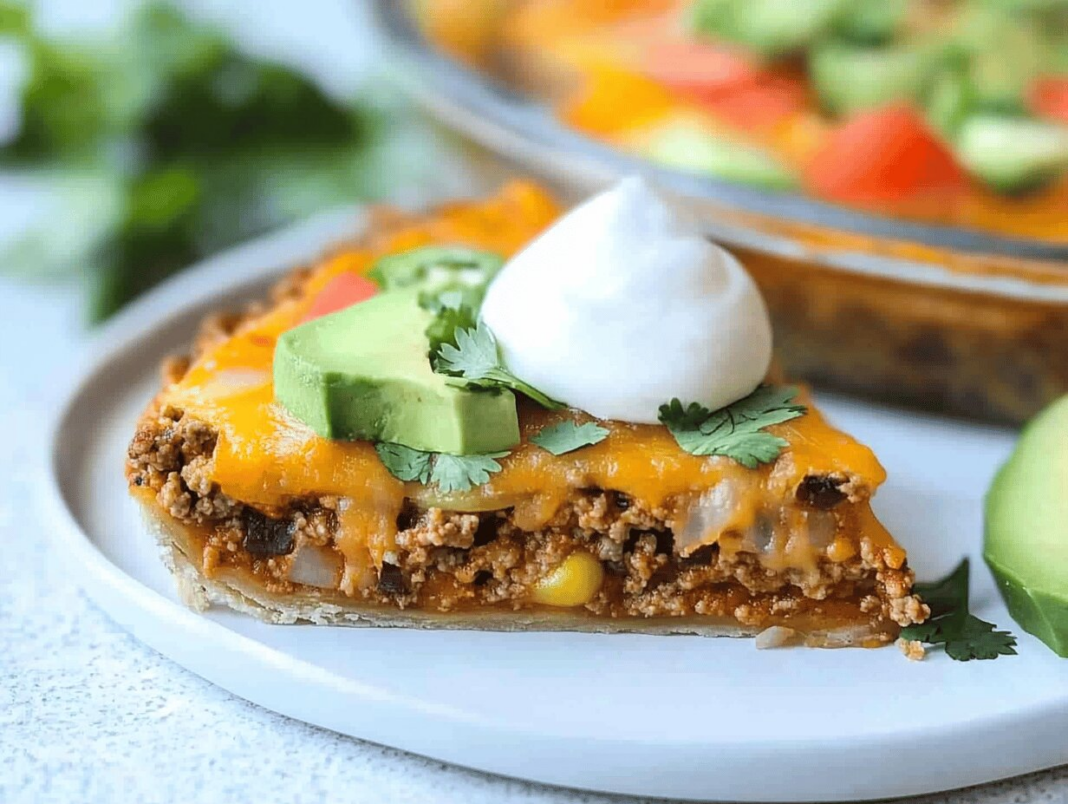 Crustless Keto Taco Pie - A Delicious Low-Carb Meal